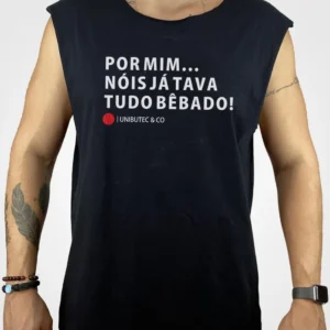 Regata Nóis Já Tava Tudo Bêbado Preta